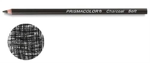 PRISMACOLOR CHARCOAL PENCILS, PAPER CASE OF 12 PENCILS PRISMACOLOR CHARCOAL PENCILS, PAPER CASE OF 12 PENCILS