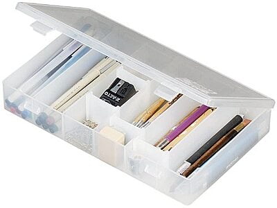 ARTBIN INTELLIGENT DIVIDER SYSTEM STORAGE ORGANISER/PENCIL BOX, MEDIUM ARTBIN INTELLIGENT DIVIDER SYSTEM STORAGE ORGANISER/PENCIL BOX, MEDIUM