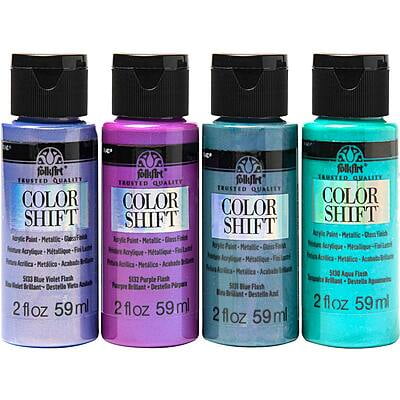 FOLKART PAINT SETS, COLOR SHIFT (4 COLORS)