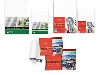 CAMPAP SKETCH & DRAWING PAPER, BISURFACE, 180GSM