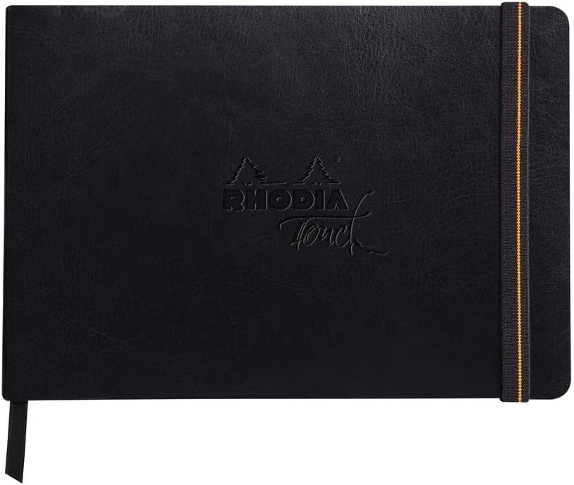 RHODIA TOUCH PREMIUM BRISTOL PAPER SKETCHBOOK, 205GSM, LANDSCAPE, 32
