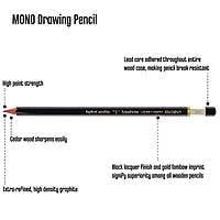 TOMBOW MONO GRAPHITE PENCILS, 12 PENCILS IN LUXURY CASE TOMBOW MONO GRAPHITE PENCILS, 12 PENCILS IN LUXURY CASE