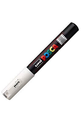 PC1M.1 MITSUBISHI UNI POSCA MARKER, 1M, WHITE