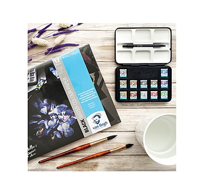 ROYAL TALENS VAN GOGH WATERCOLOR PAN SET, SET OF 12 SPECIALTY COLORS