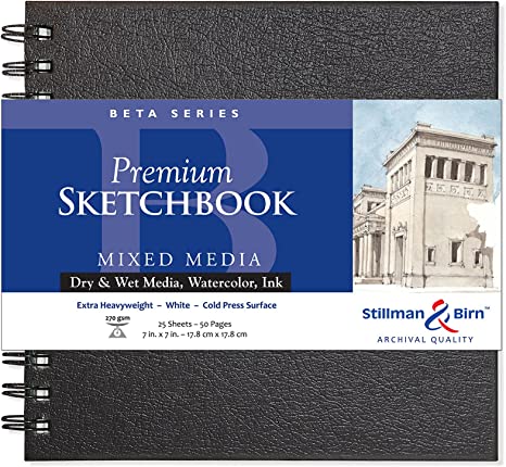 Stillman & Birn Beta Series Soft-Cover Sketchbook, 7.5 x 7.5