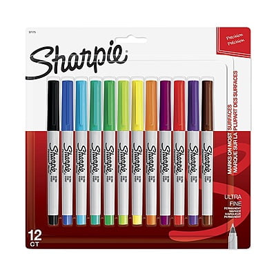LIMITED EDITION PACK | BUY 1 GET 1 FREE |SHARPIE ULTRA FINE POINT PERMANENT MARKER|SET OF 12 ASSORTED COLORS