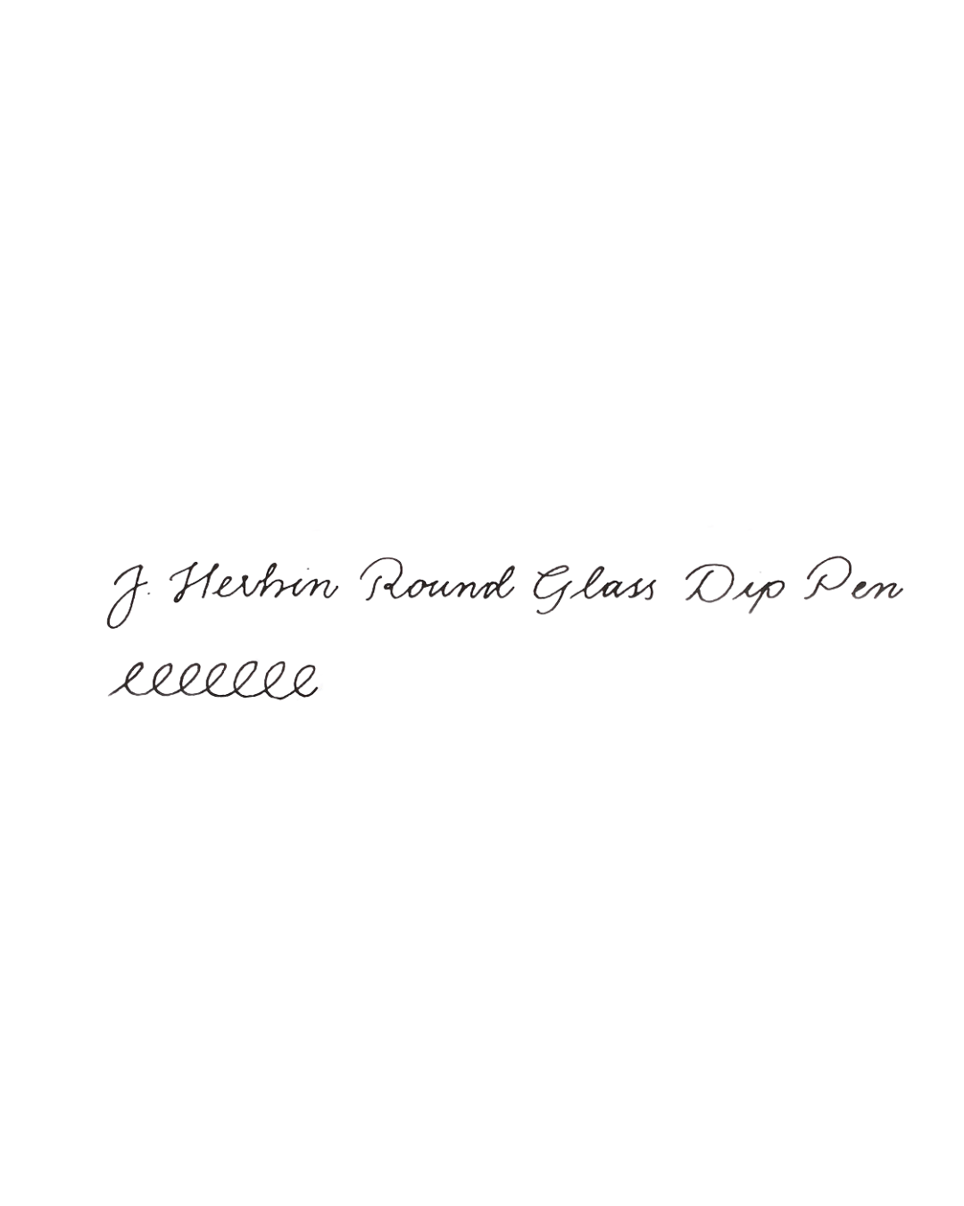 Jacques Herbin Round Glass Pen, 18cm Jacques Herbin Round Glass Pen, 18cm