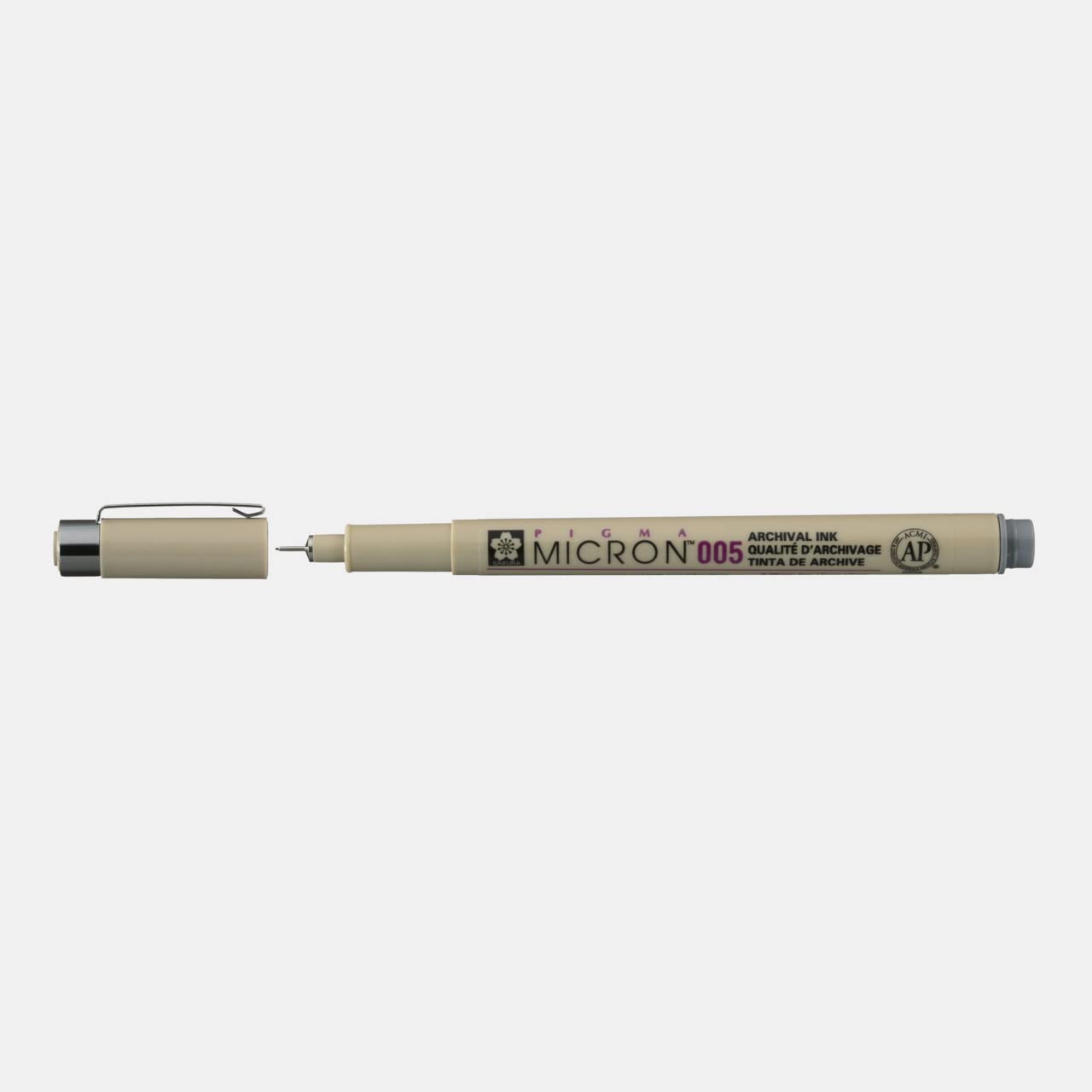 SAKURA PIGMA MICRON 005 FINELINER PEN, 0.20MM LINE WIDTH, COOL GRAY