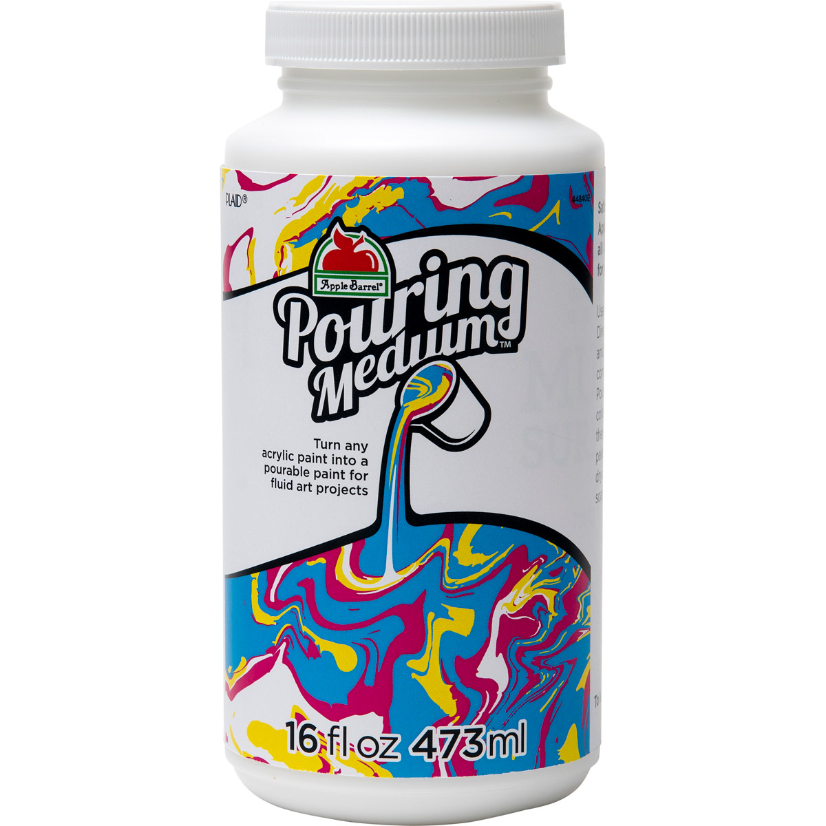 APPLE BARREL MEDIUMS, POURING MEDIUM 16 OZ. APPLE BARREL MEDIUMS, POURING MEDIUM 16 OZ.