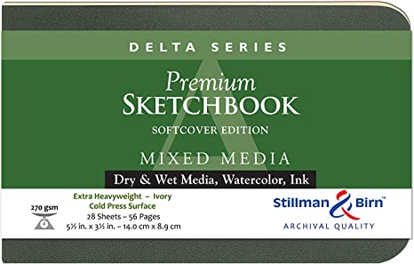 Stillman & Birn Delta Wirebound 15,2x20,3cm 270g 25 sheets Stillman & Birn Delta Wirebound 15,2x20,3cm 270g 25 sheets