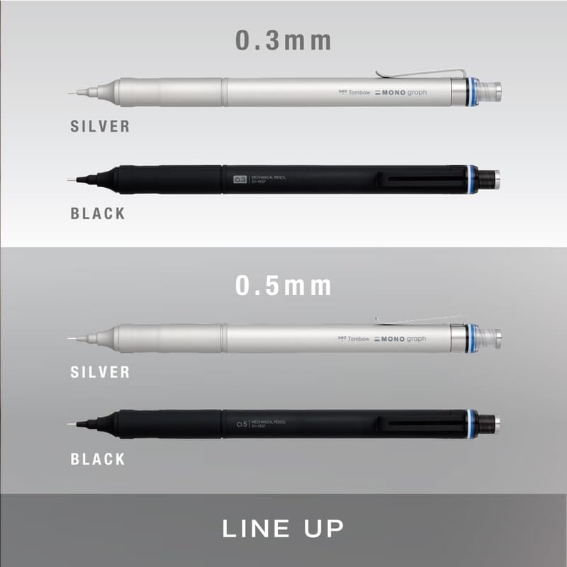 TOMBOW MONO GRAPH FINE MECHANICAL PENCILS