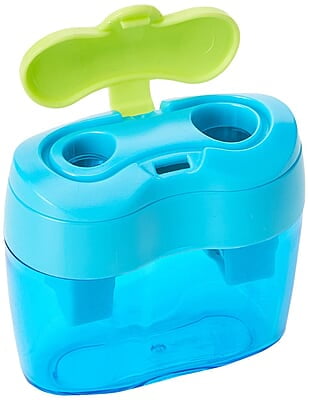 Pelikan Double Sharpener Flower, Blue and Pink assorted Pelikan Double Sharpener Flower, Blue and Pink assorted