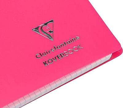 Clairefontaine KOVERBOOK NEON Wirebound Notebooks, 90gsm, 96 pages, Set of 5 Neon Colors