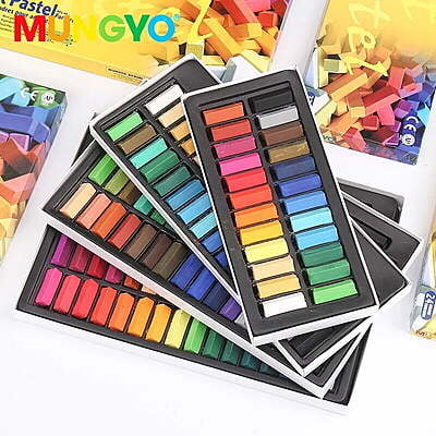 MUNGYO SOFT PASTELS SET HALF LENGTH