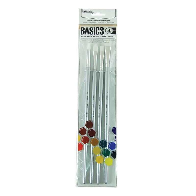 LIQUITEX BASICS BRUSH PACK 2 LONG HANDLE