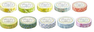 NICHIBAN PETIT JOIE WASHI TAPE, 15mm X 18m