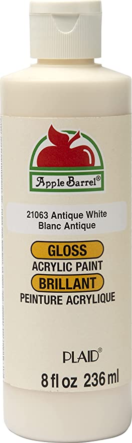 APPLE BARREL ACRYLIC PAINT - 8 OZ., ANTIQUE WHITE