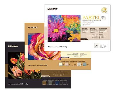 MUNGYO GALLERY PASTEL PAPER PAD, 160GSM