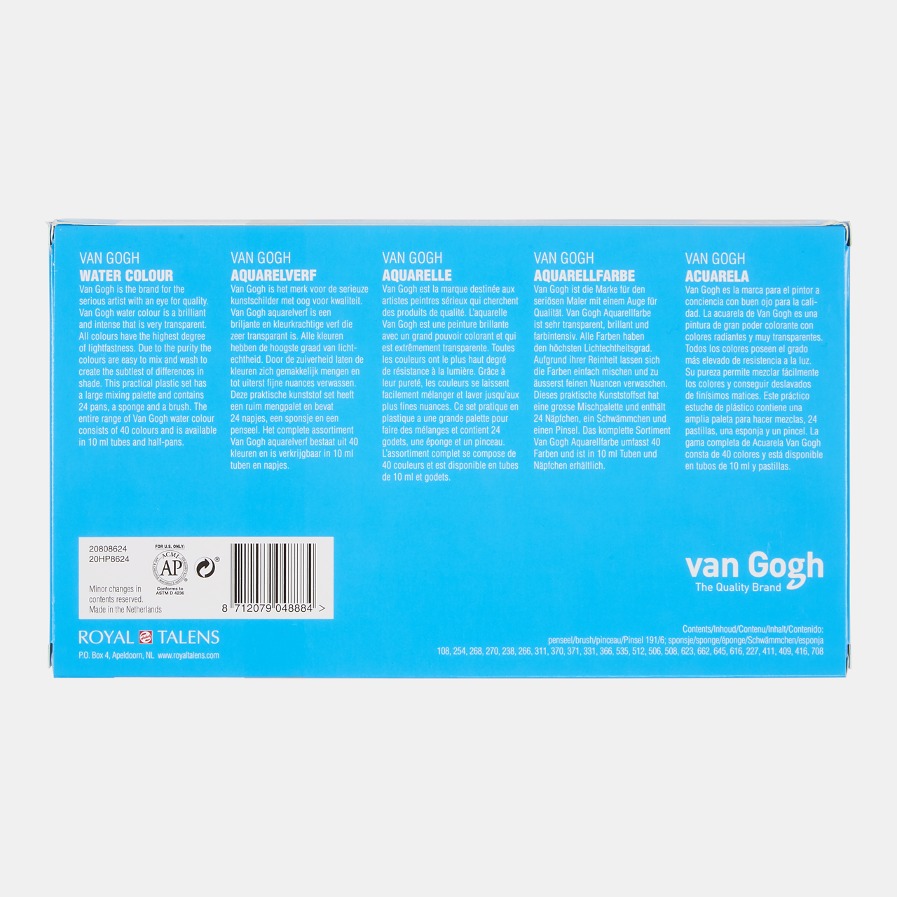 VAN GOGH WATERCOLOR PAINT SET VAN GOGH WATERCOLOR PAINT SET
