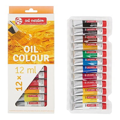 ART CREATION ARTISTS' 12ML ASSORTED COLOR SET