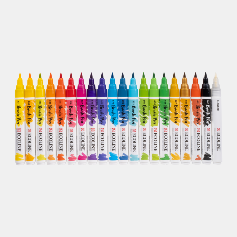 ROYAL TALENS ECOLINE WATERCOLOR BRUSH PENS ROYAL TALENS ECOLINE WATERCOLOR BRUSH PENS