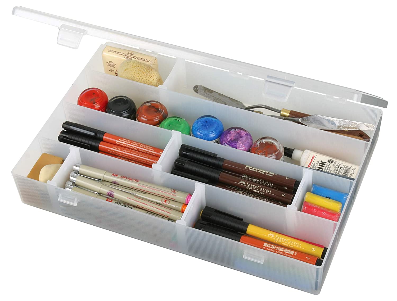 ARTBIN INTELLIGENT DIVIDER SYSTEM STORAGE ORGANISER/PENCIL BOX, LARGE