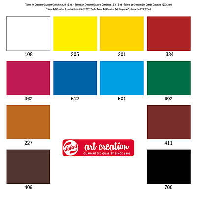 9011613M Art Creation Gouache Color Box Combi Set 9011613M Art Creation Gouache Color Box Combi Set