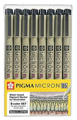 Sakura Pigma Micron Pen Size PN Red (XSDK-PN#19) – Everything Mixed Media