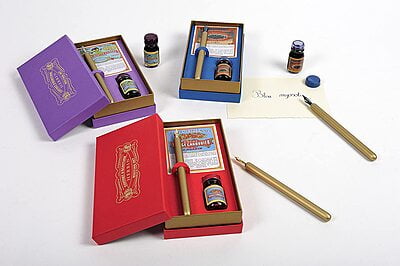 27278T HERBIN BLUE MYOSOTIS SET, 3CT