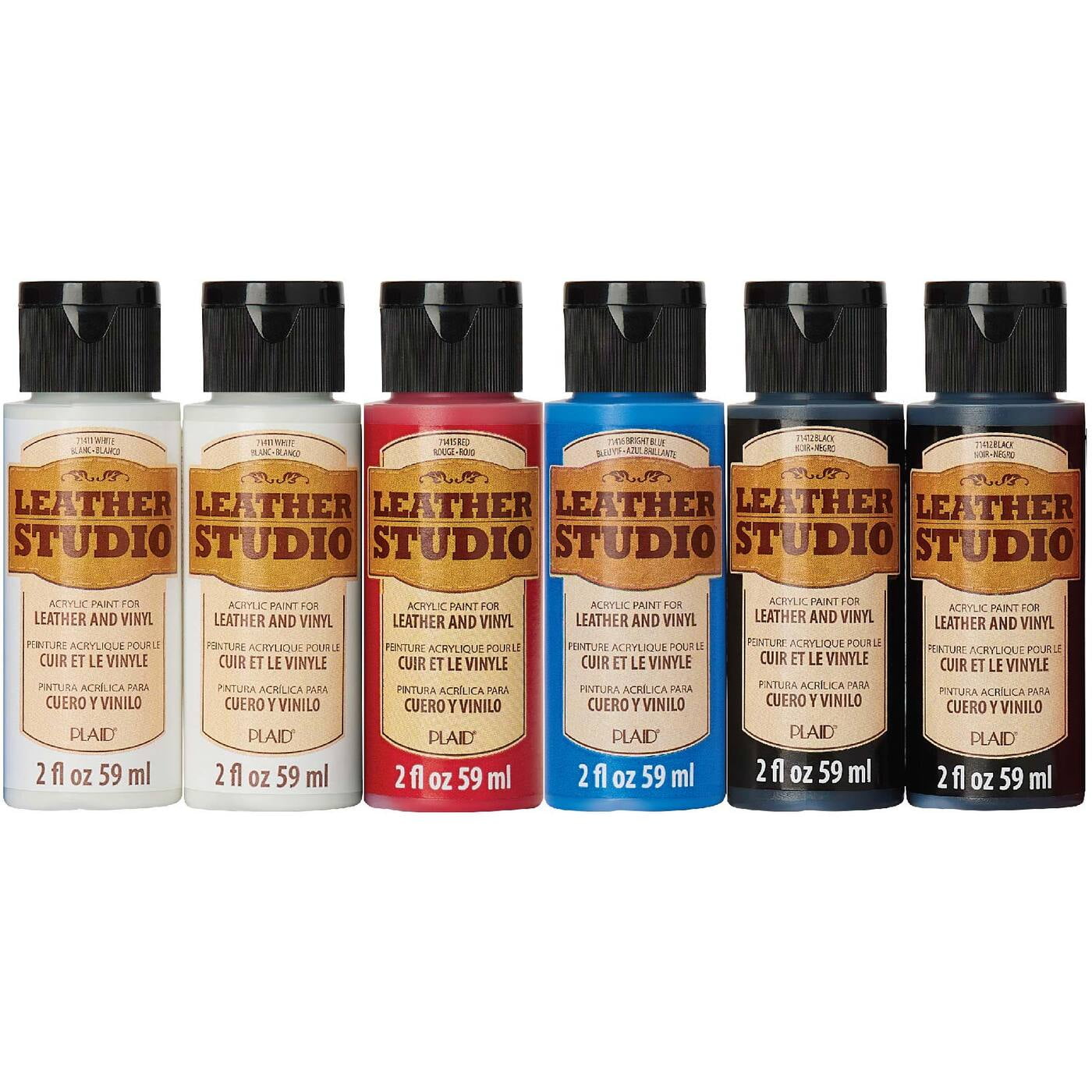 Leather Studio Leather Vinyl Paint Colors 2 Oz