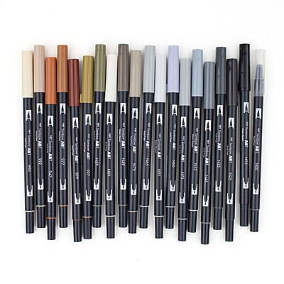 TOMBOW AB-T DUAL BRUSH PEN SET