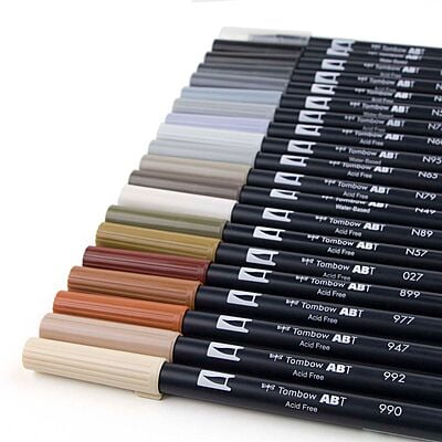 TOMBOW AB-T DUAL BRUSH PEN SET TOMBOW AB-T DUAL BRUSH PEN SET