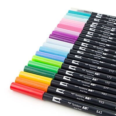 TOMBOW AB-T DUAL BRUSH PEN SET TOMBOW AB-T DUAL BRUSH PEN SET