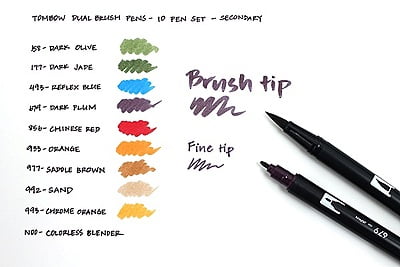 TOMBOW AB-T DUAL BRUSH PEN SET