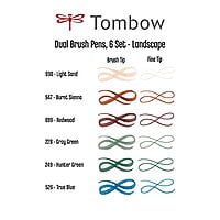 TOMBOW AB-T DUAL BRUSH PEN SET TOMBOW AB-T DUAL BRUSH PEN SET