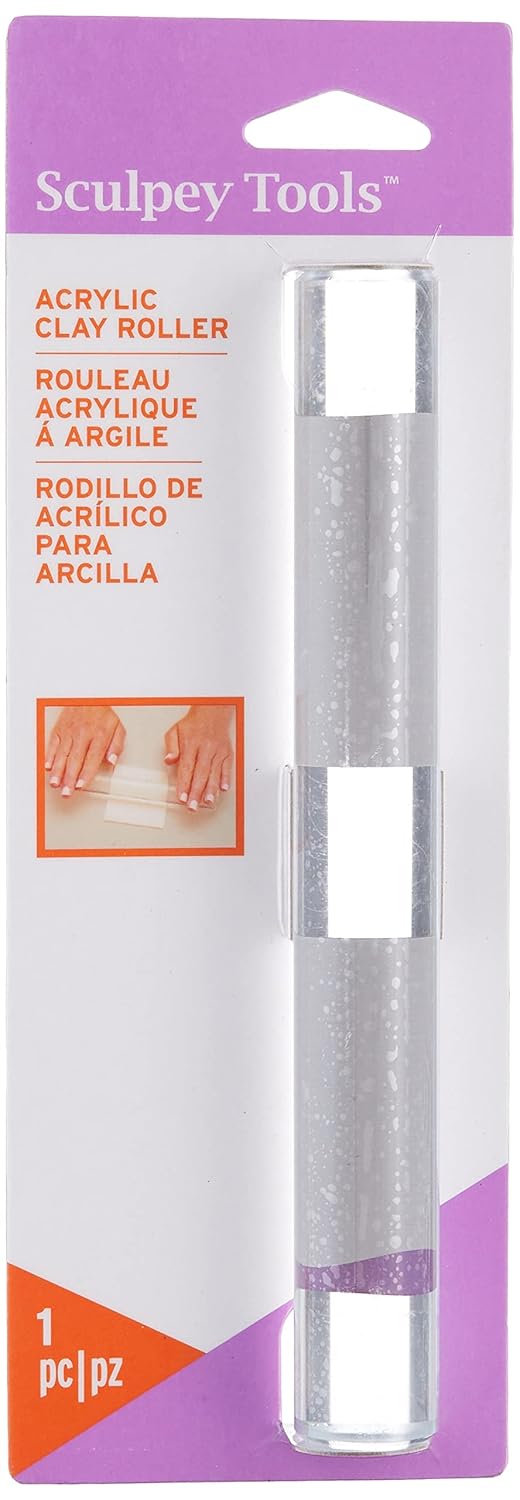 Sculpey Clay Modelling Tools Basics-Acrylic Roller 8" (203mm)
