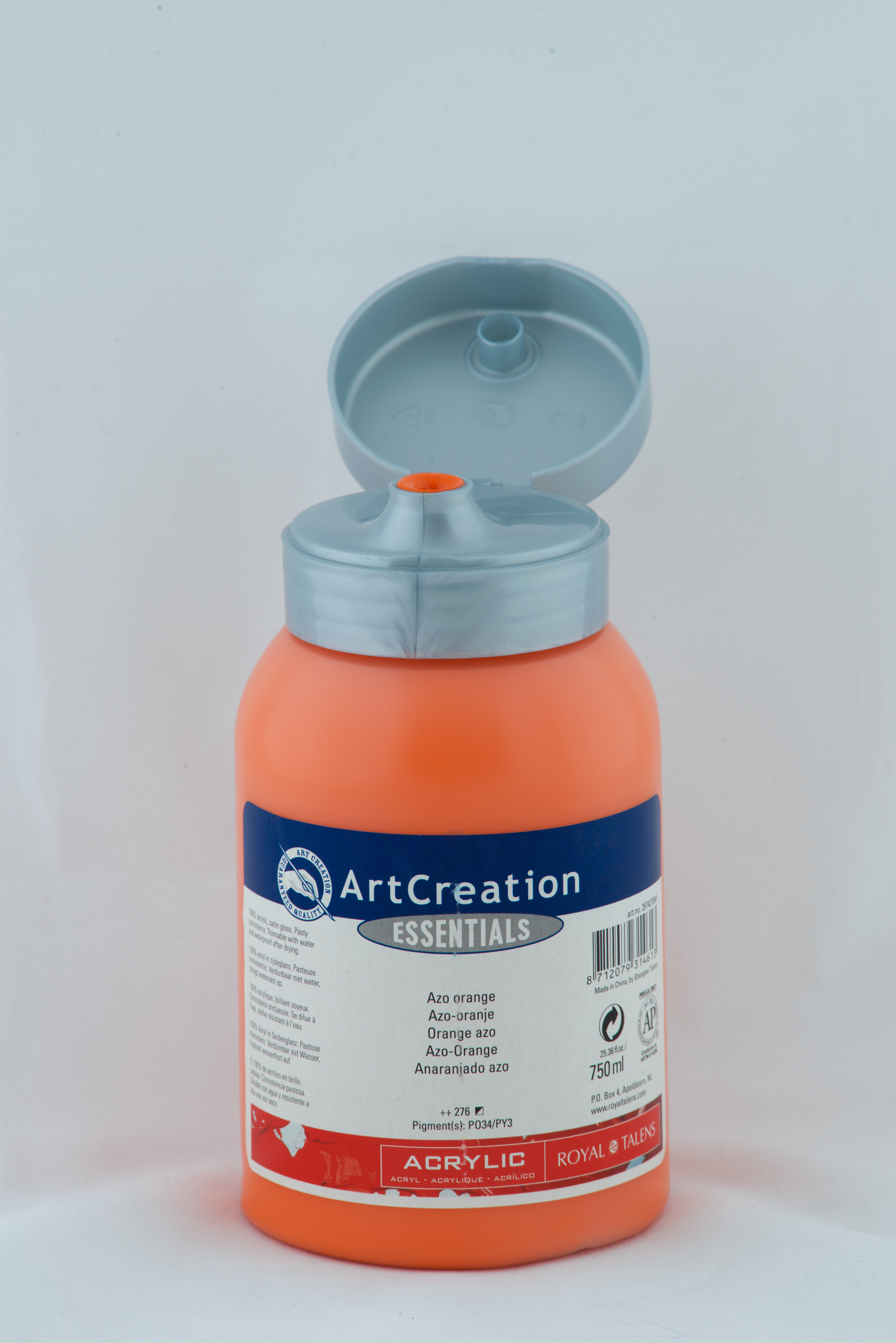 Talens Art Creation Acrylic Paint 750Ml-Naphthol Red Medium