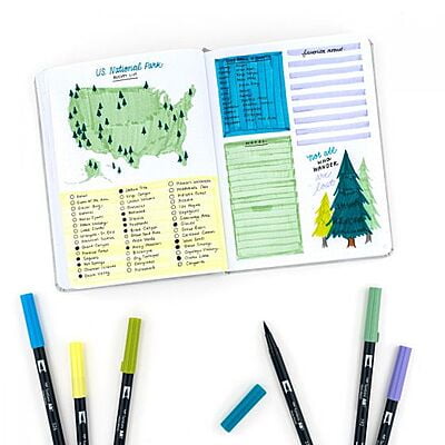 TOMBOW AB-T DUAL BRUSH PEN SET