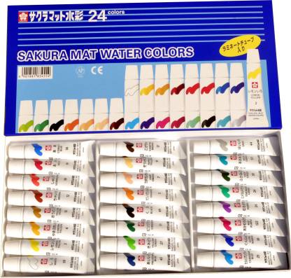 MAT WATER COLORS PLASTIC TUBE｜SAKURA COLOR PRODUCTS CORP.