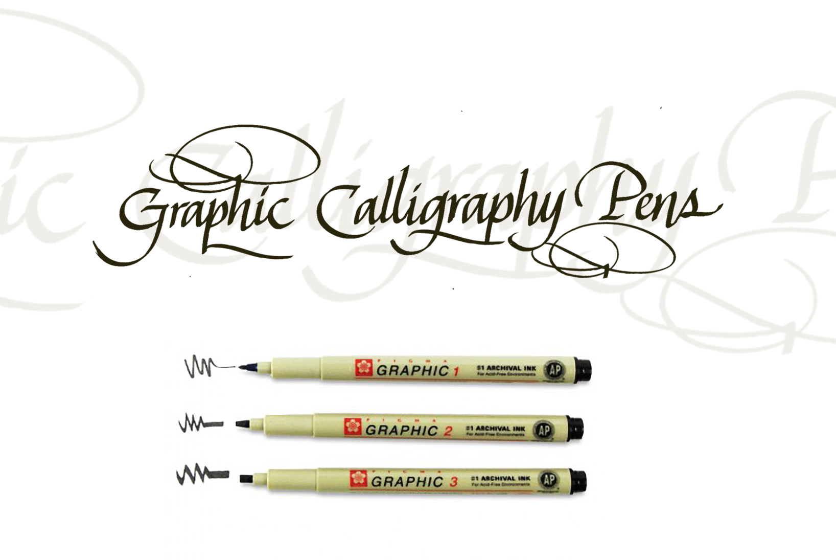 SAKURA PIGMA GRAPHIC 1 PEN, 1.0MM LINE WIDTH, BLACK