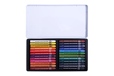 MUNGYO GALLERY WATERCOLOR  CRAYONS, TIN CASE SET OF 36