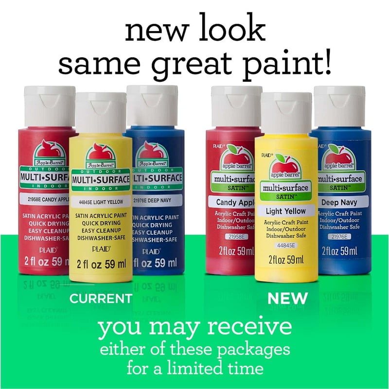 Apple Barrel ® Multi-Surface Acrylic Paints - 2 Oz. Apple Barrel ® Multi-Surface Acrylic Paints - 2 Oz.