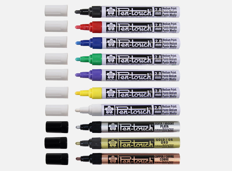 SAKURA PENTOUCH PAINT MARKER, MEDIUM POINT, 2.0MM