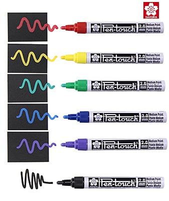 SAKURA PENTOUCH PAINT MARKER, MEDIUM POINT, 2.0MM SAKURA PENTOUCH PAINT MARKER, MEDIUM POINT, 2.0MM
