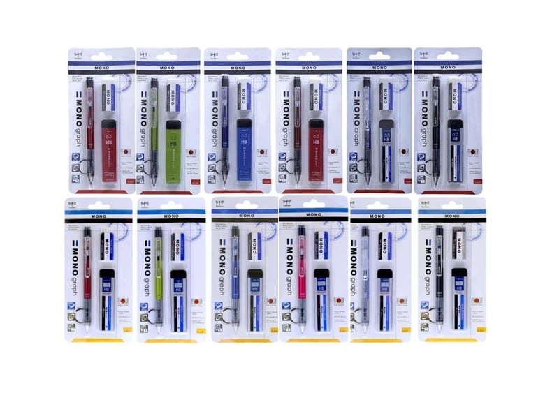 TOMBOW MONO GRAPH MECHANICAL PENCIL VALUE PACK TOMBOW MONO GRAPH MECHANICAL PENCIL VALUE PACK