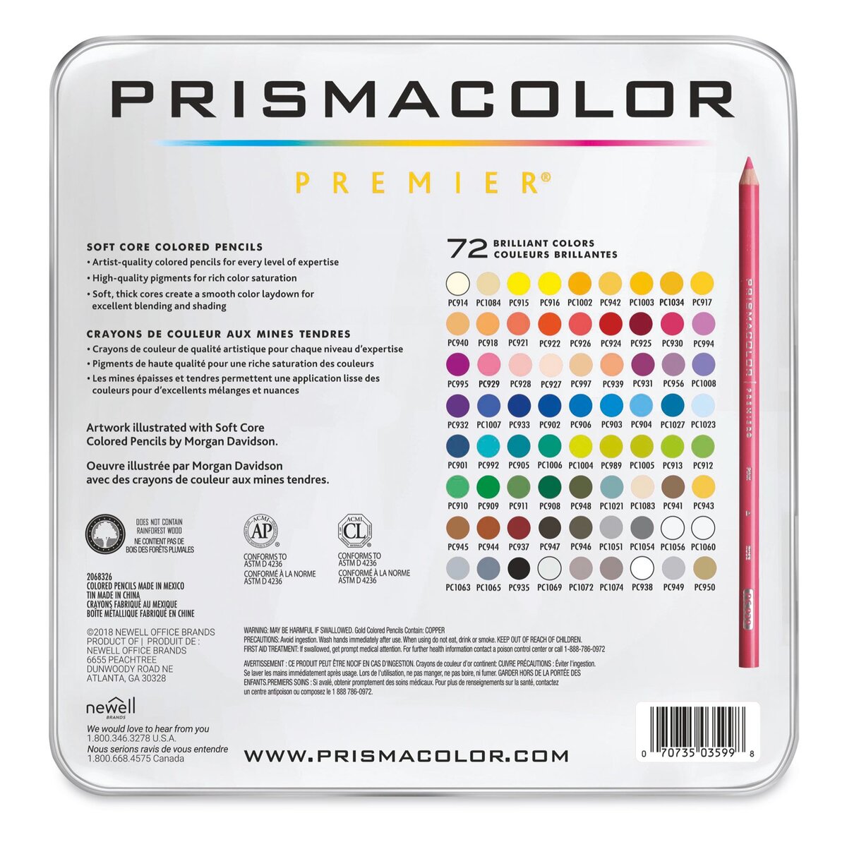 PRISMACOLOR PREMIER PENCIL SET IN TIN