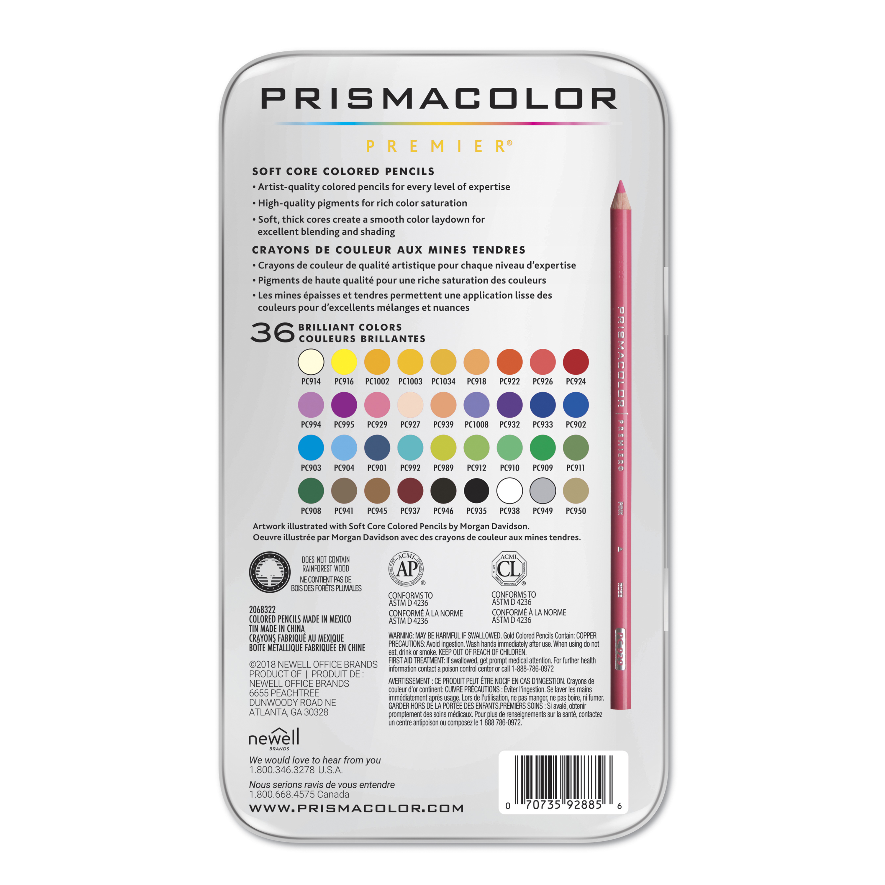 PRISMACOLOR PREMIER PENCIL SET IN TIN