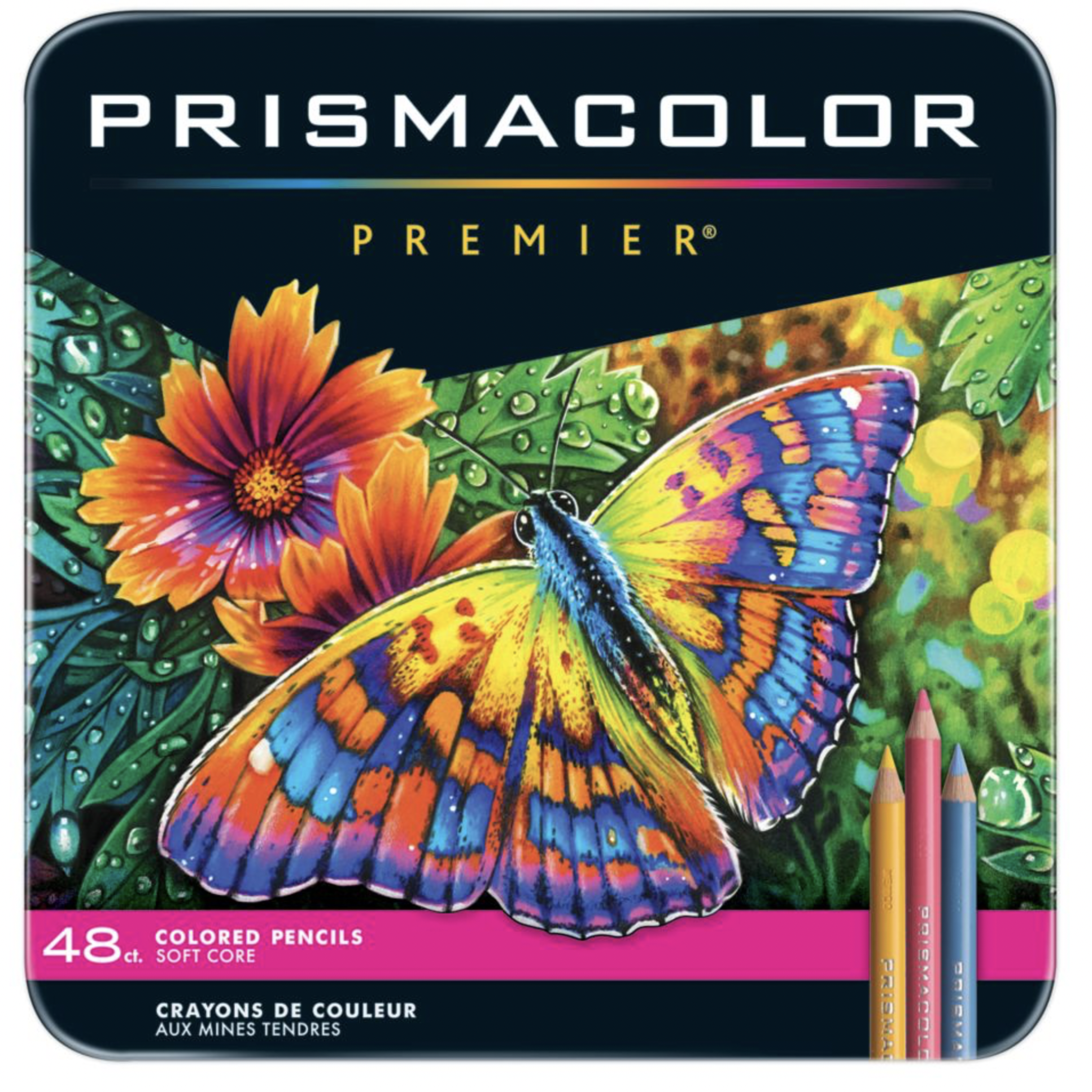 PRISMACOLOR PREMIER PENCIL SET IN TIN PRISMACOLOR PREMIER PENCIL SET IN TIN