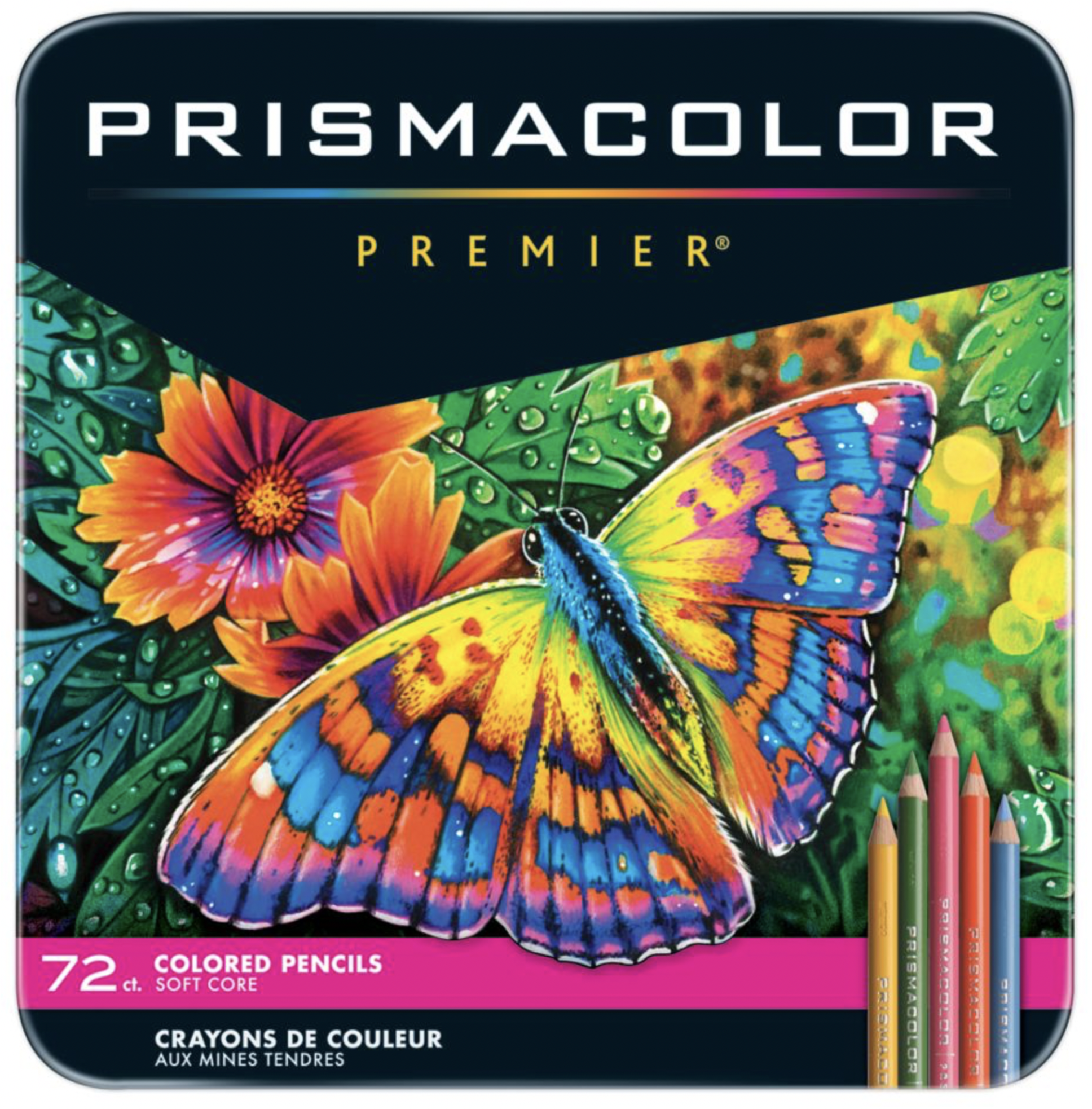 PRISMACOLOR PREMIER PENCIL SET IN TIN PRISMACOLOR PREMIER PENCIL SET IN TIN