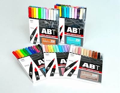 TOMBOW AB-T DUAL BRUSH PEN SET